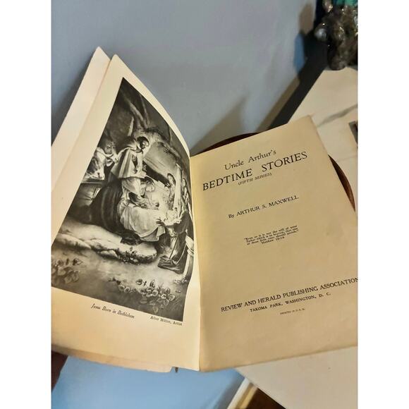 Vintage Uncle Arthur’s Bedtime Stories Fifth & Seventh Series (1940s) Set of 2 - Picture 14 of 15